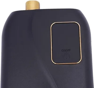 Imagen del producto de Calentador de agua eléctrico de flujo continuo, 3500W, acero inoxidable, color , diseño compacto para agua caliente