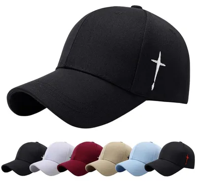 Immagine prodotto di Cappello da baseball, unisex, regolabile, in poliestere, colore nero, taglia 56-60 cm