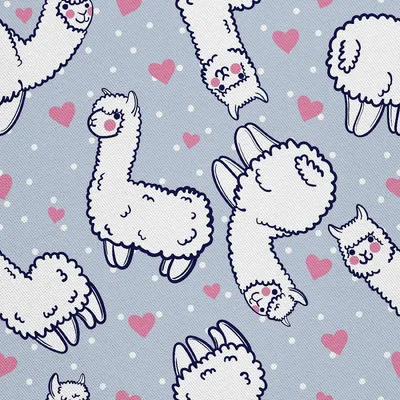 Productafbeelding van Buitenkussens Oxford - Motief: Alpaca