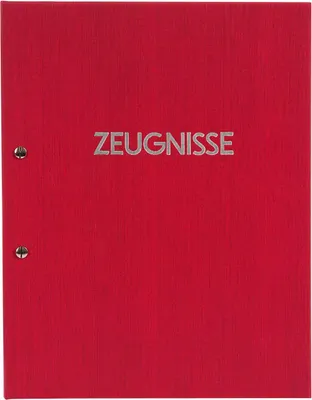 Produktbild von goldbuch Zeugnismappe "Colours", 310 x 240 mm, rot