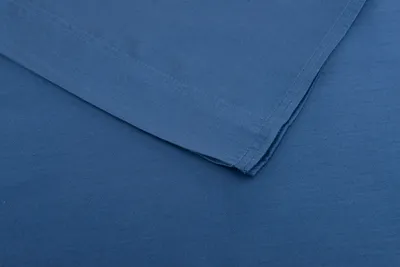 Productafbeelding van Zohome Laken Satinado - Onderlaken 270x290 cm - Bedlaken van 100% Katoen-Satijn - Blauw