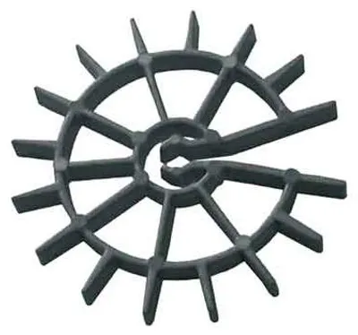 Immagine prodotto di DISTANZIATORE CIRCOLARE PER CASSERO  H 30 mm - Ø tondino 6-12 mm