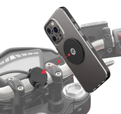 Immagine prodotto di Shapeheart Supporto magnetico universale per telefono nero Nero Taglia unica