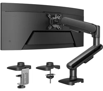 Zdjęcie produktu dla Uchwyt do monitora - Gazowy - Do 12 kg - Czarny - Do 40 cali