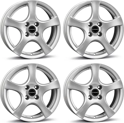 Produktbild von 4x Borbet Felge F brilliant silver 6,0x15 ET35 4x100 4051665020281 F 60535100464,0BS/T kompatibel mit Renault Captur, Clio, Clio GrandTour, Grand Modus, Modus, Mégane, Mégane Cabrio, Mégane Classic, Mégane Coach, Mégane Grandtour, Scénic, Twingo, Zoe