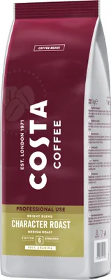 A bag of Costa Coffee Character Roast.