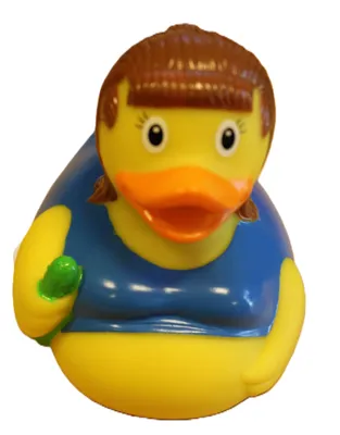 Produktbild von LiLaLu - 1951 - Badeente, Schwangere, ca. 8,5cm, Quietscheente, Kunststoff