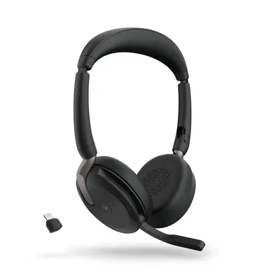 Produktbild von Jabra Evolve2 65 Flex MS Stereo 26699-999-899 - Headset - On-Ear - Bluetooth - kabellos - aktive Rauschunterdrückung