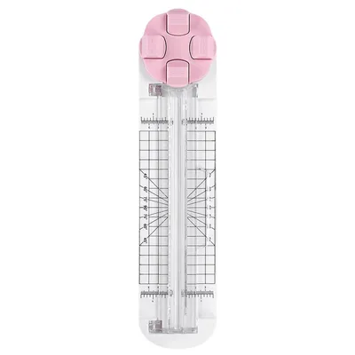 Produktbild von 4-in-1 Papierschneider Geschenkpapier, mit Rillwerkzeug, Maßskala und Lineal – Ergonomische Papierschneidemaschine für DIY, Karten und Bastelprojekte