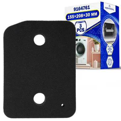 3 Trocknerfilter 208x155x30 mm, Originalcode 9164761 für Miele