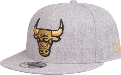 Produktbild von New Era 9Fifty Snapback Cap Chicago Bulls heather grau gold
