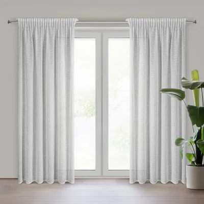 Produktbild von Vorhang OFELIA weiß 135x270 cm Kräuselband
