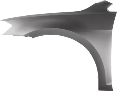 Productafbeelding van BLU Spatbord geschikt voor VW Volkswagen GOLF VII 7 LA7N Links Zilver KalksteinGrau | 2012-2017 | Voorzijde | Gelakt | Montageklaar