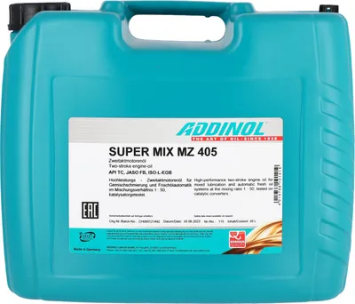 Produktbild von ADDINOL MZ405 - Super Mix 2Takt Motorenöl (Mischöl) - 20Liter