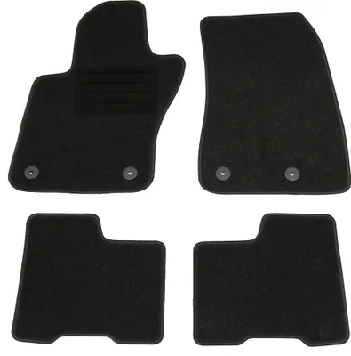 Produktbild von Fußmatten-Set für Fiat 500X, 02/2015-01/2017, 4-teilig, Schwarz