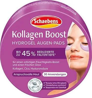 Produktbild von Schaebens Kollagen Boost Hydrogel Augenpads, 30 Anwendungen