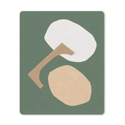 Produktbild von MuchoWow® Mauspad Mousepad Formen - Grün - Quadrate - Pastell 19x23 cm - Mousepads - Maus Mat - Pad - Mausunterlage - Mauspads - Spielen