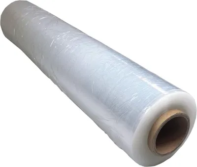 Obrázok produktu pre Wrapping Film 50 cm x 300 m, priehľadná, ručná obalová fólia pre palety, pre transport a skladovanie