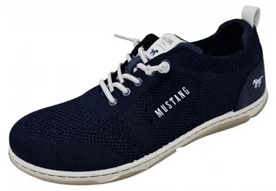 Produktbild von Mustang Damen Sneaker Schnürung trendig Halbschuhe sportlich 1488-303, Größe:38 EU, Farbe:Blau