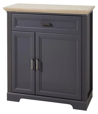 Produktbild von Schuhschrank Jasmin Garderobe in graphit und Artisan Eiche 93x102 cm