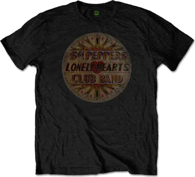 Produktbild von The Beatles Vintage Drum Head Black M T-Shirt