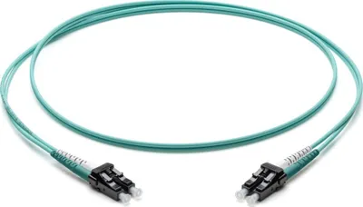 Image de Corning Câble patch fibre optique LC/LC OM3 50/125,3m,turquoise F050502T2Z20003M (F050502T2Z20003M)