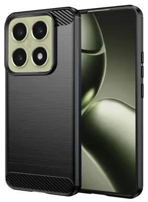 Immagine prodotto di Custodia Techsuit Carbon Silicone Back Cover per Xiaomi 14T - Nero