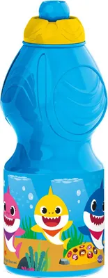 Obrázek produktu pro Sportovní láhev Baby Shark 400ml dětská láhev na pití škola