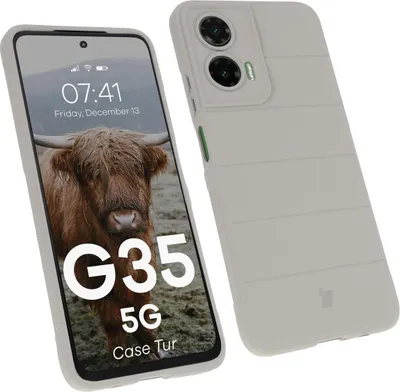 Produktbild von Pancerne etui Bizon Case Tur do Motorola Moto G35 5G, jasnoszare