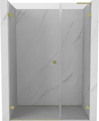 Obrázek produktu pro Mexen Lunar-B L sprchové dveře výkyvné levé 110 cm, transparentní, zlaté kartáčované - 832SL-110-050-55-00-L