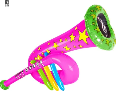 Produktbild von ROSA AUFBLASBARER SCHLAUCH 63 cm