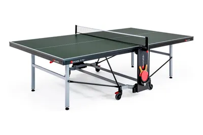 Imagen del producto de Mesa de ping-pong de interior Sponeta S 5-72 i, con superficie de 22 mm, color verde, e incluye red; código: 205.5110/L, Imagen generada por IA