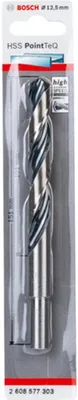Obrázek produktu pro Spirálový vrták do kovu HSS PointTeQ, DIN 338, se sníženou stopkou, 12,5 mm