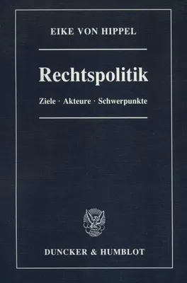 Produktbild von Rechtspolitik.