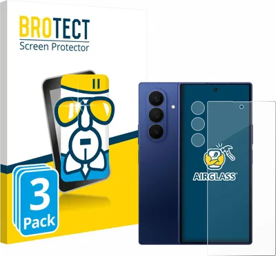 Produktbild von 3x BROTECT Schutzglas für Samsung Galaxy Z Fold 7 (Display+Kamera) Schutzfolie Panzer Folie Glas Display Schutz klar
