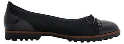 Image de Gabor : Chaussures plates, ballerines, couleur noire, pour le quotidien