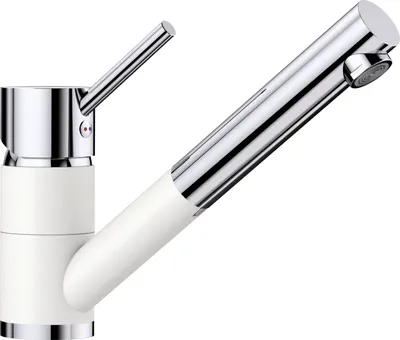 Produktbild von BLANCO ANTAS-S Armatur / Silgranitweiß/Chrom / Zugauslauf / Hochdruck