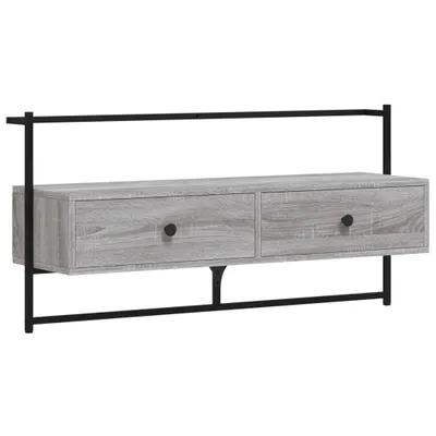Obrázek produktu pro vidaXL TV nástěnná skříňka Grey Sonoma 100,5x30x51 cm výrobek ze dřeva