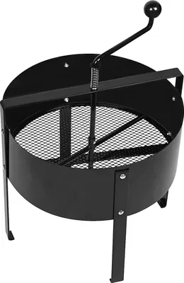 Zdjęcie produktu dla Sito TEMLBE Ręczne sito ogrodowe do gleby Ø 40 cm Wydajne sito wykonane z wysokiej jakości stali Sito do kompostu z obrotowym wrzecionem Sito do gleby do ogrodu Sito rolkowe Sito do piasku, do kamieni Piasek kompostowy itp. CEEDIR