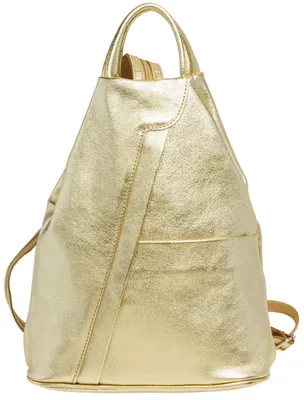Produktbild von Caspar 2in1 Leder Rucksack Schultertasche Sportlich Elegante Damen Handtasche - SIGNATURE LINE - Modell No.782 - Italy