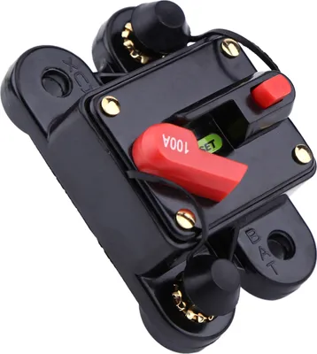 Obrázek produktu pro Jistič DC12V pro auto, loď, jízdní kolo, stereo systém, pojistka pro resetování zvuku (100A)