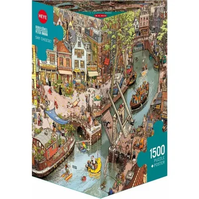 Immagine prodotto di Puzzle 1500 pz Triangolare - Say Cheese!, Göbel/Knorr