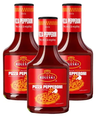 Produktbild von Roleski Pizza Pepperoni Sauce 3x 340g - würzige Tomatensauce für Pizza