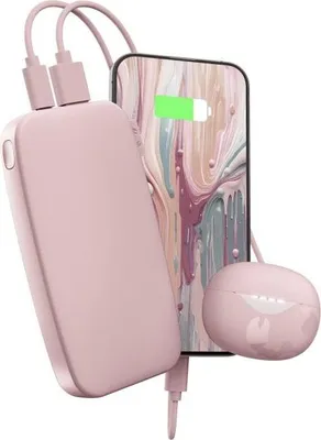 Produktbild von Fresh 'n Rebel Powerbank 12000mAh USB-C 20W PD Pastel Pink