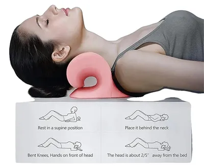 Image de Oreiller en forme de C, soutien pour la nuque et les épaules, appareil de traitement de la douleur, clôture