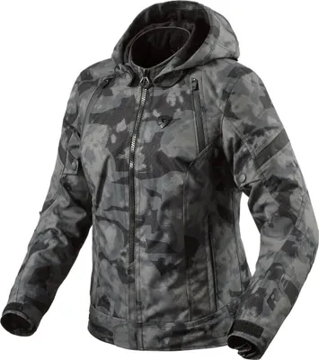 Produktbild von Revit Flare 3 H2O wasserdichte Damen Motorrad Textiljacke, dunkelgrau, 34