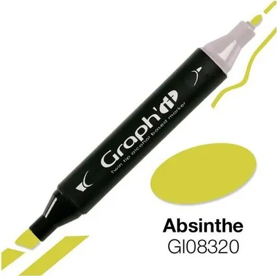 Produktbild von Graph'It Marker mit Doppelspitze - Absinth