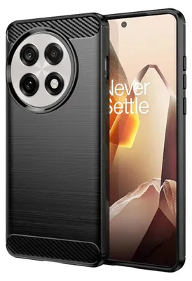 Obrázek produktu pro Techsuit – silikonové pouzdro s karbonovým vzorem pro OnePlus 13R – černé