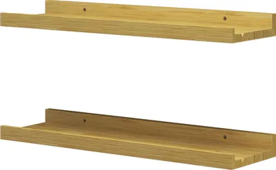 Produktbild von Wandregal Vicco Linus Naturholz 50 x 4 cm 2er Set, Model 52004