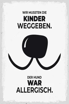 Produktbild von vianmo Holzschild 30x20 cm Hund Wir mussten Kinder weggeben